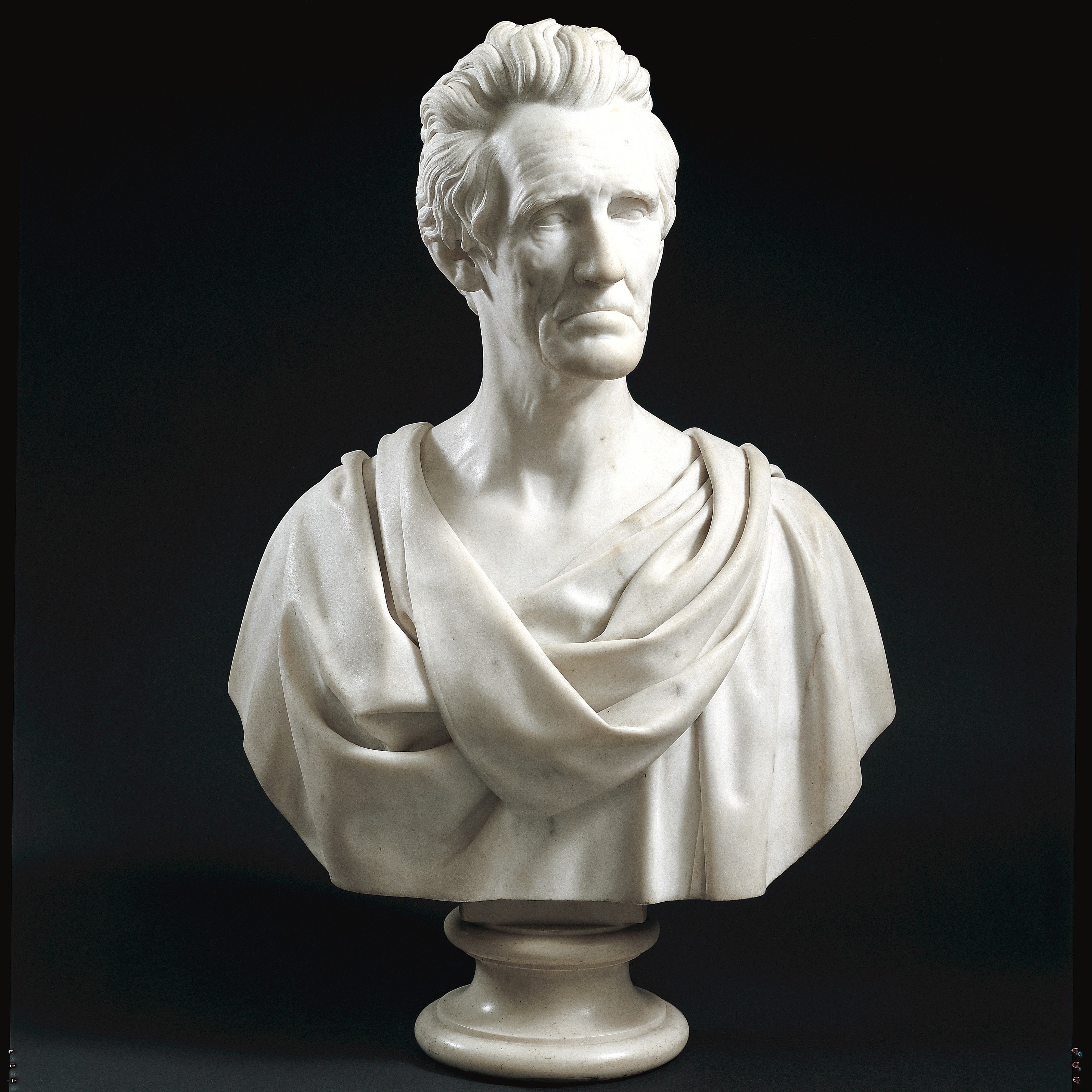 Hiram Powers, Andrew Jackson, modeled 1834–35, carved 1839. Metropolitan Museum of Art, New York