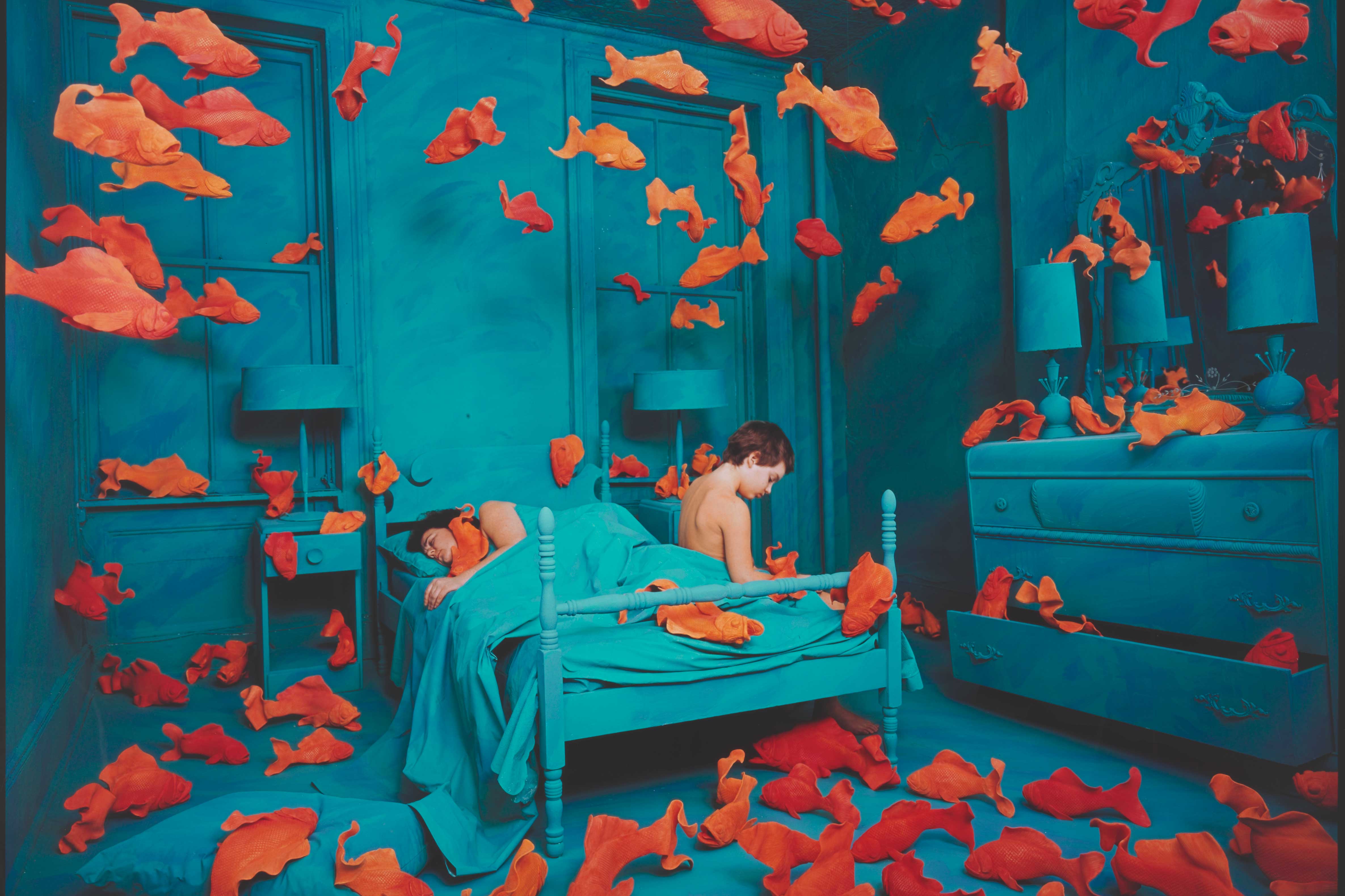 Sandy Skoglund (American, born 1946), Revenge of the Goldfish, detail, 1981, Cibachrome print; artist’s print 7/30. Bank of America Collection. Courtesy of the artist