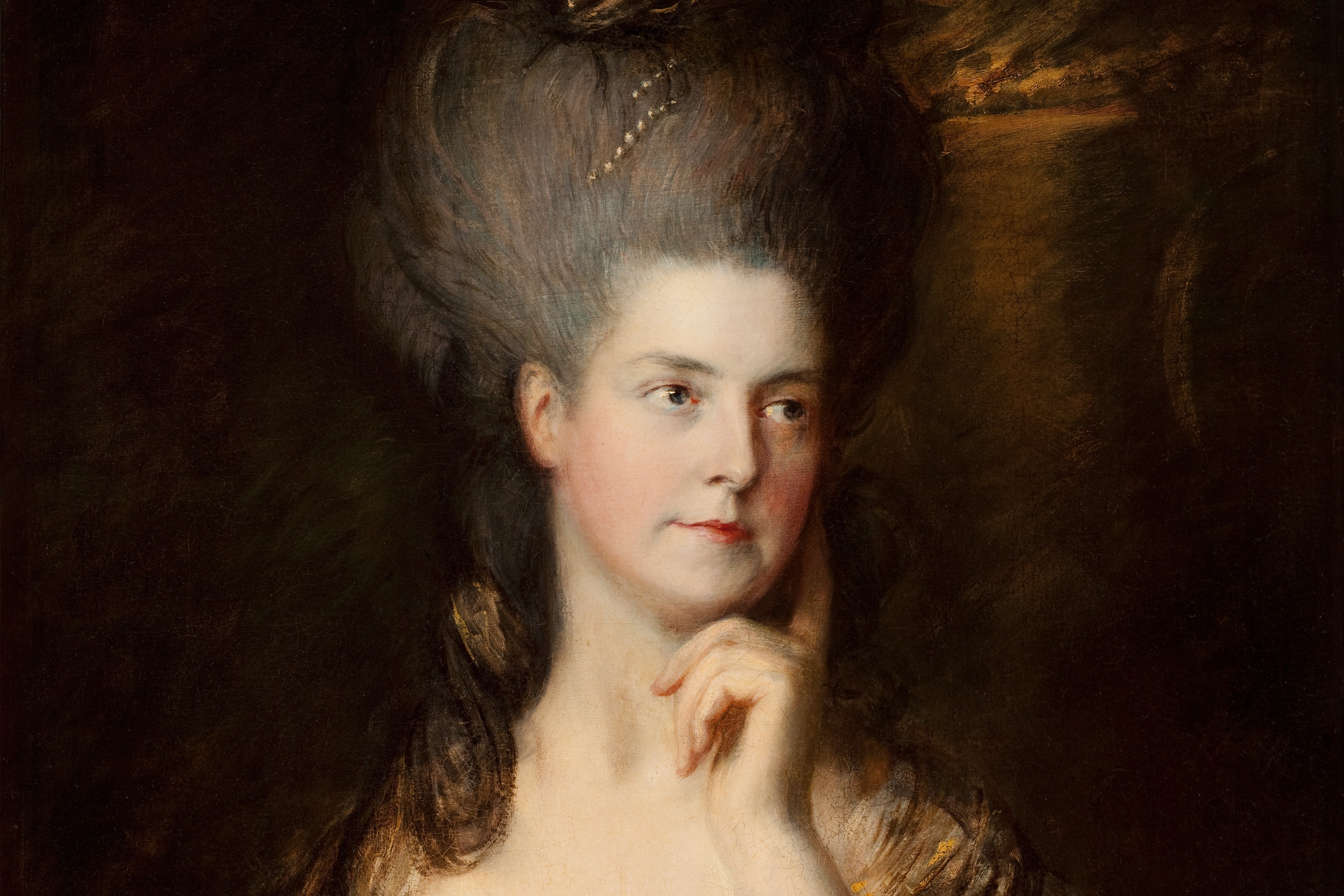 Thomas Gainsborough (English, 1727–1788), Maria Walpole, Duchess of Gloucester, about 1779, oil on canvas. Taft Museum of Art, 1931.406