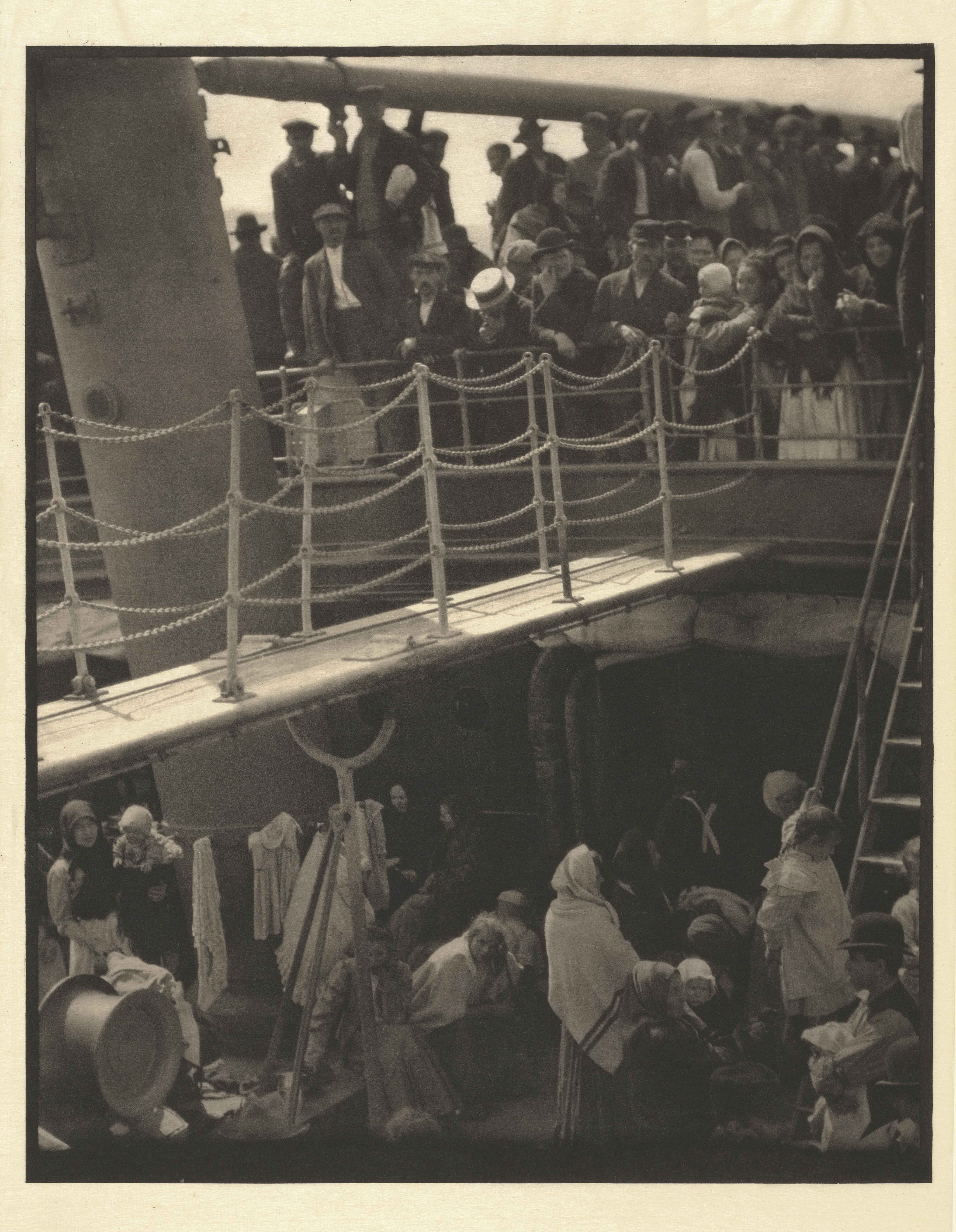 Alfred Stieglitz (American, 1864–1946), The Steerage, 1907, photogravure. Bank of America Collection