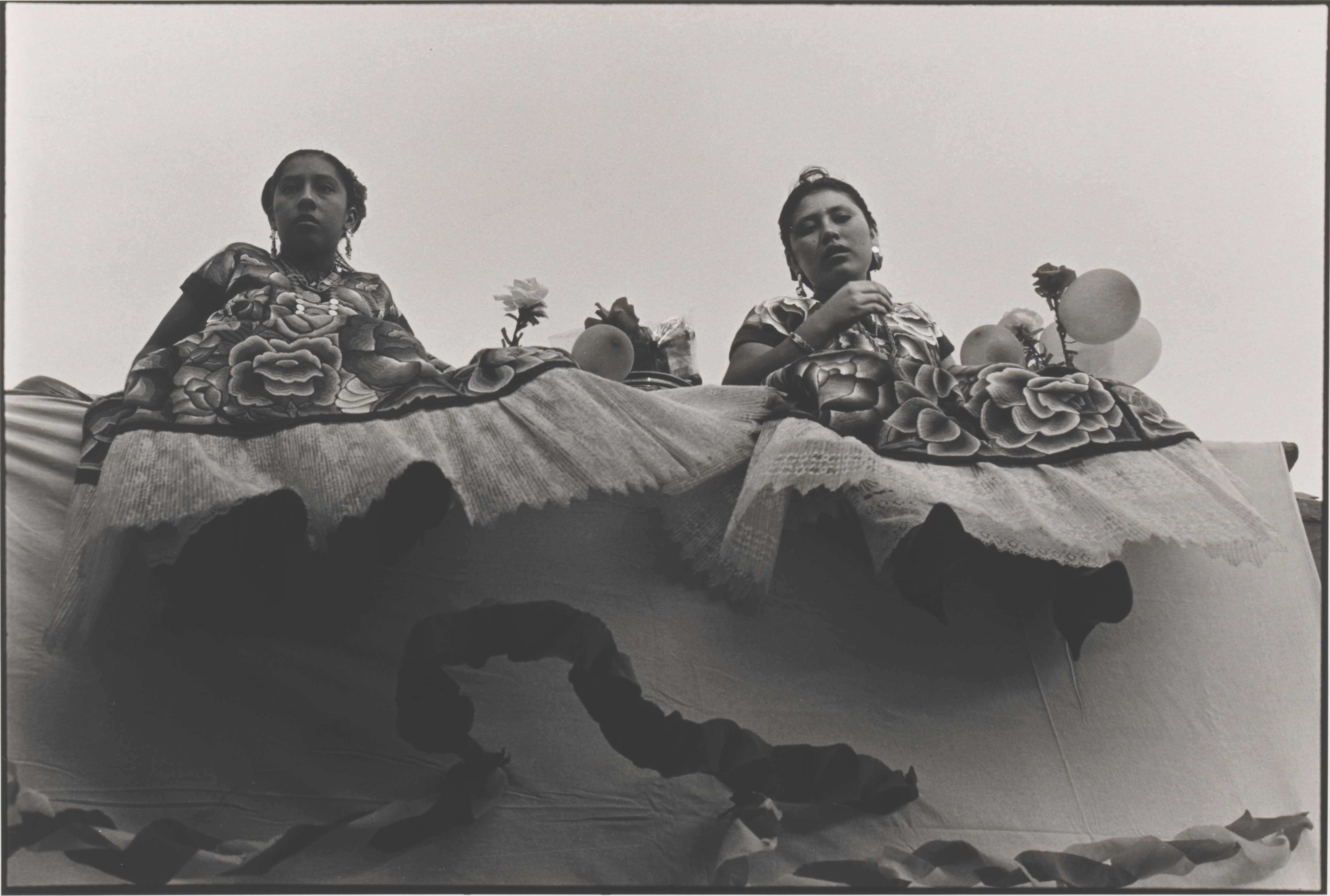 Graciela Iturbide (Mexican, born 1942), Fiesta de las velas (Festival of the Candles), Juchitán, Oaxaca, Mexico (detail), 1992, 1986 negative; printed about 1992, gelatin silver print. Bank of America Collection. Courtesy of the artist
